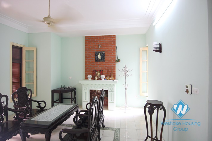 Nice and spacious 5 bedrooms house for rent in Tay Ho, Hanoi